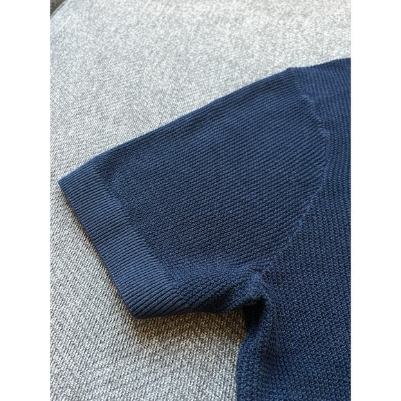 Brand New Men’s Theory Myhlo Knit Button Down Short Sleeve Shirt Xs - Picture 8 of 13